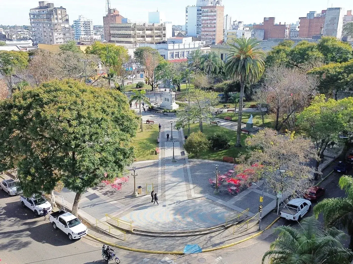 Operativo en la zona céntrica y estacionamiento medido liberado