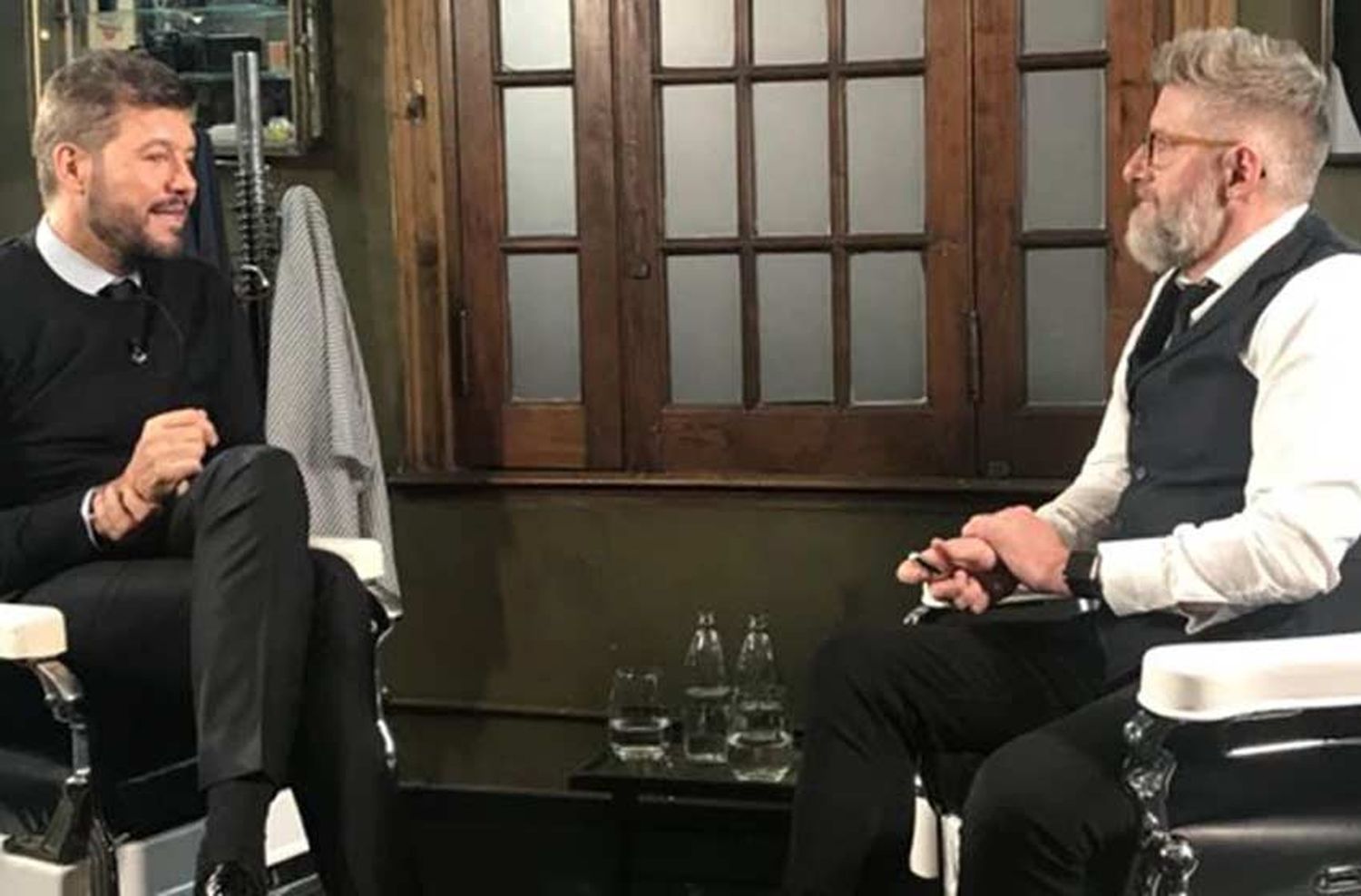 Tinelli, mano a mano con Novaresio: política y reflexiones en un diálogo picante
