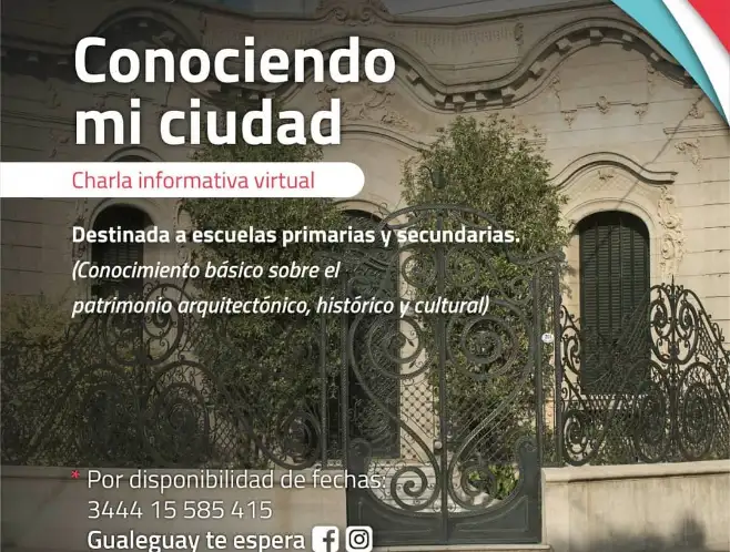 Turismo brindará charlas a escuelas 