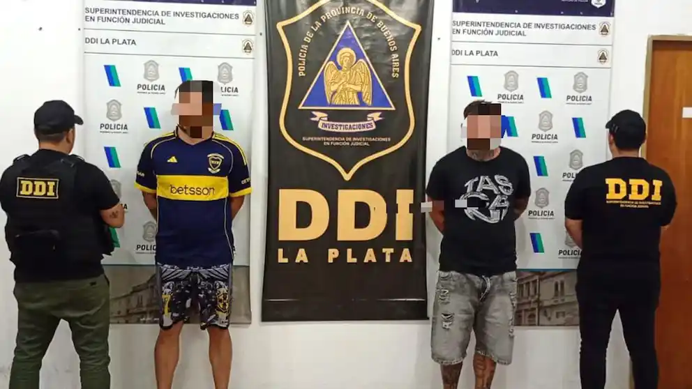 "El Papu" y "Cartucho" tras su arresto