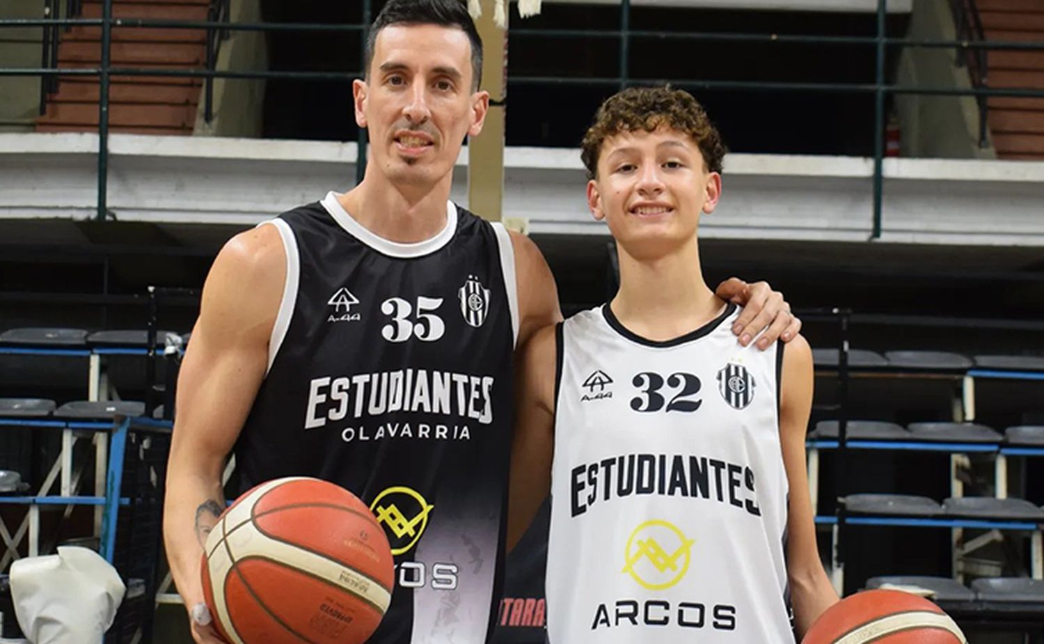 Federico Marín con su hijo