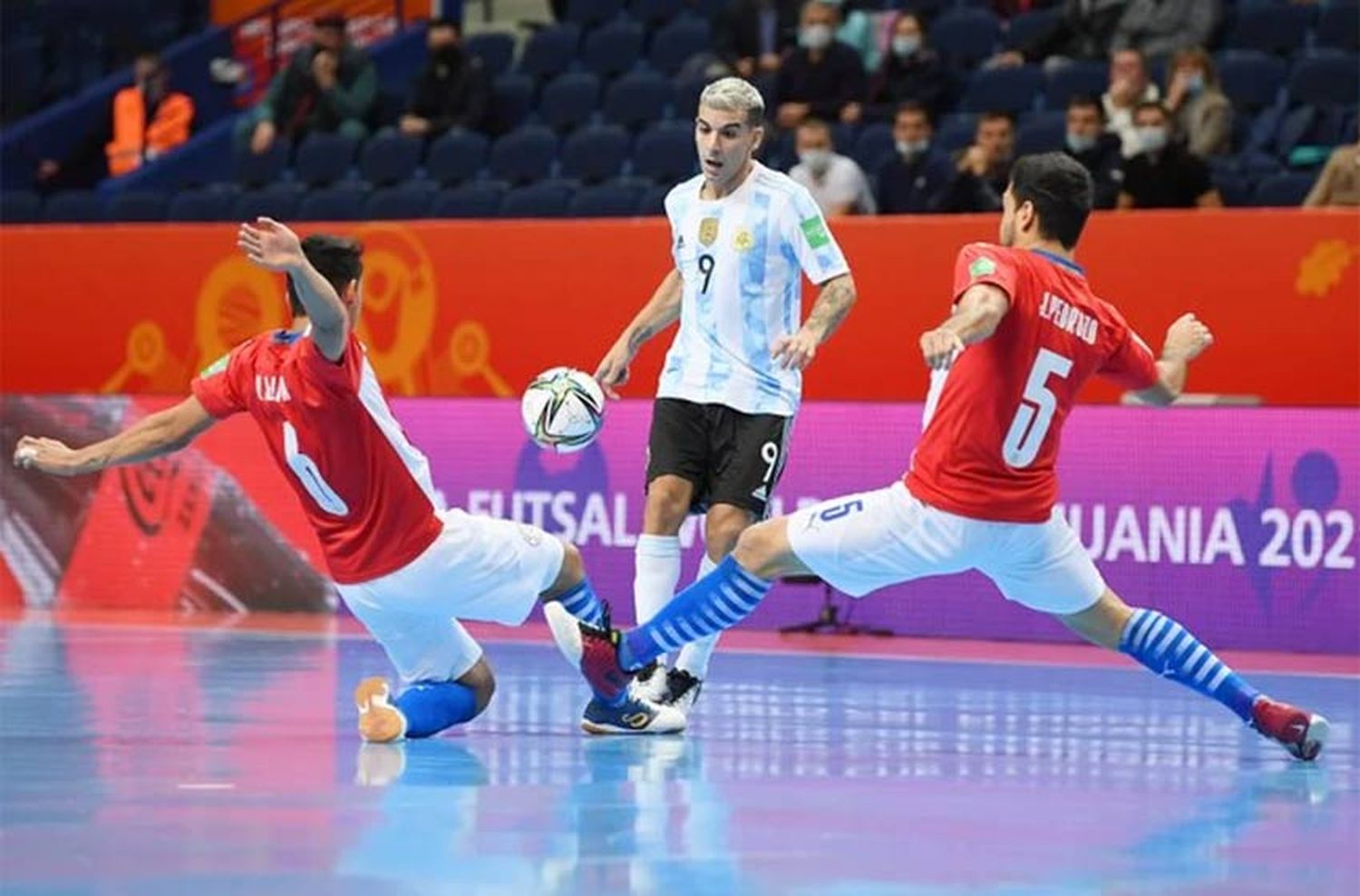 Mundial de Futsal: Argentina goleó a Paraguay y avanzó a cuartos de final