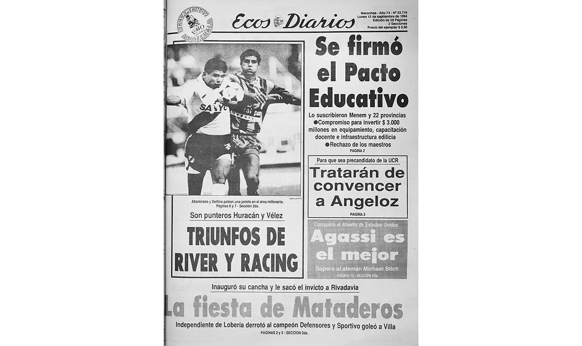 Lunes 12 de septiembre de 1994
