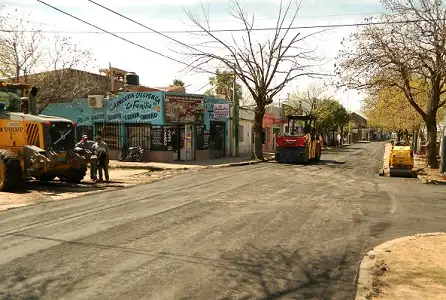 Comenzó la repavimentación de la Avenida Luis N. Palma
