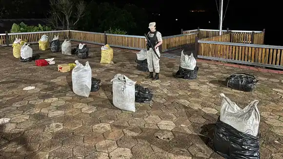 Prefectura secuestró más de 55 kilos de droga en Misiones