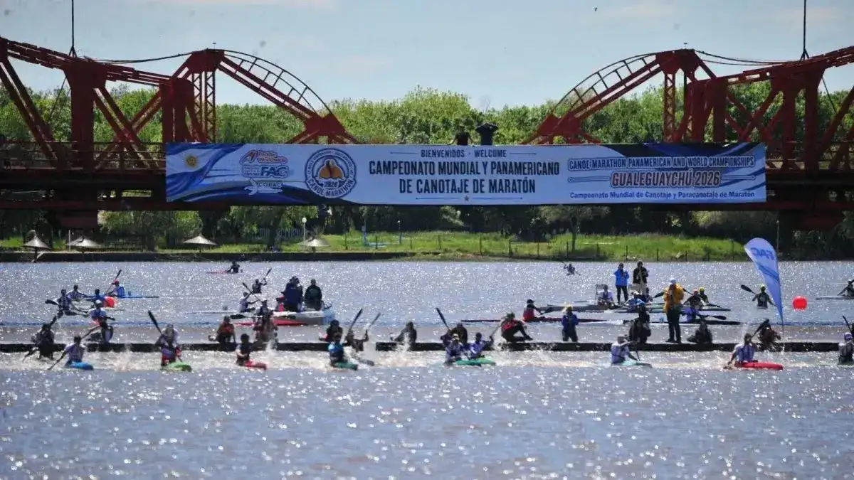 Arrancó el Mundial de Canotaje en Gualeguaychú: los horarios de las carreras de este lunes