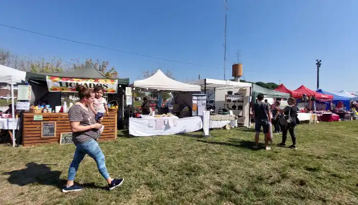 Stands en la Fiesta de la Batata