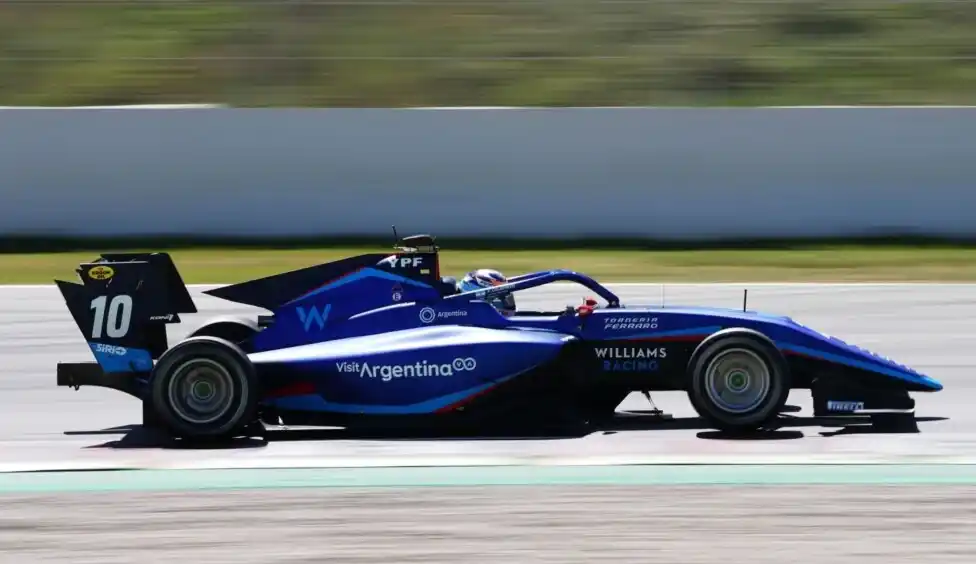 Colapinto quedó tercero en una tanda de prueba