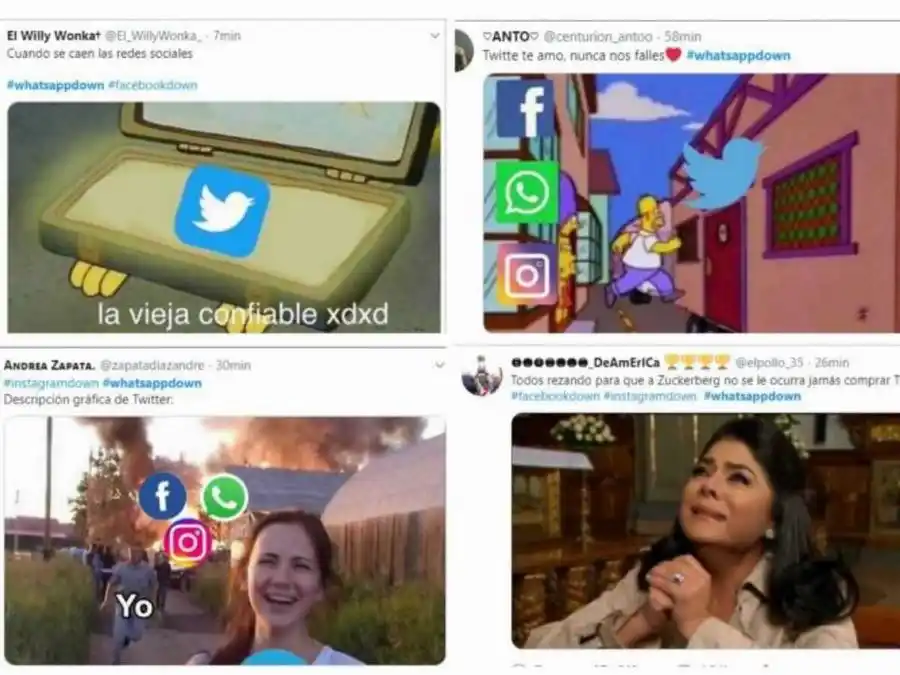 Después de más de 6 horas con fallos, Whatsapp, Facebook e Instagram volvieron a funcionar