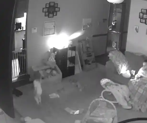 Estremecedor: aseguran que un fantasma empujó a una bebé y el video se volvió viral