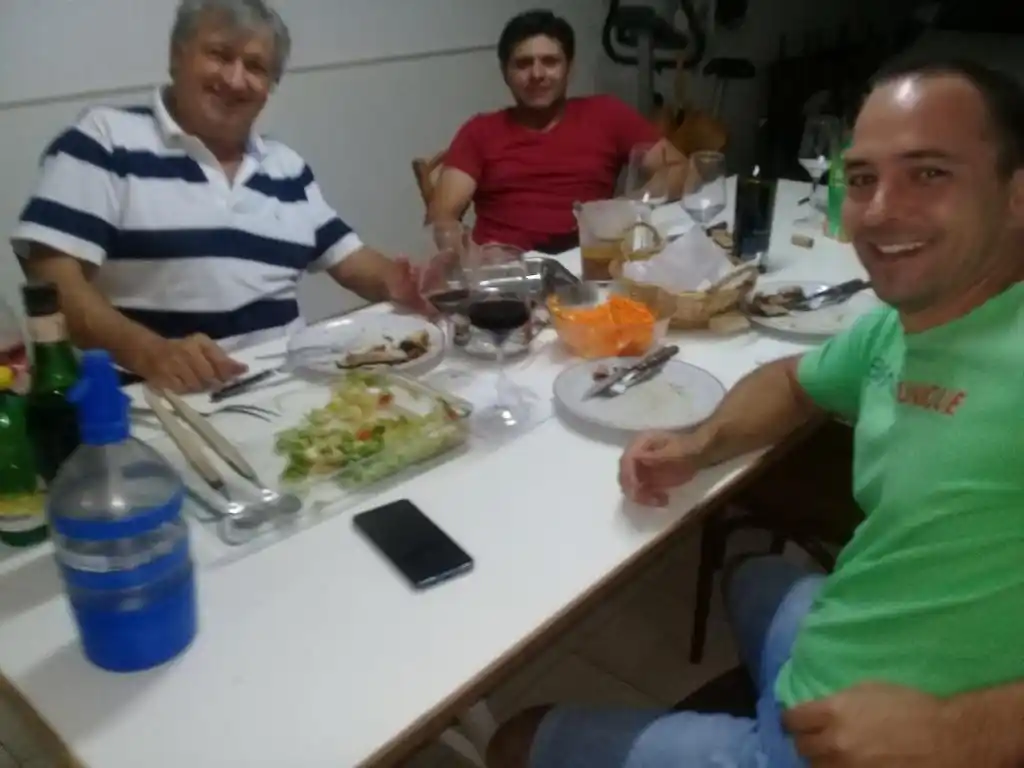 Encuentro entre Maña, López Islas y Marini