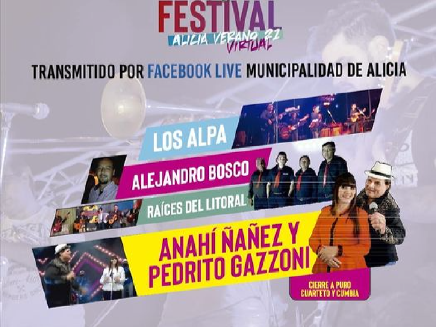 Alicia tendrá segundo festival de verano y será virtual             