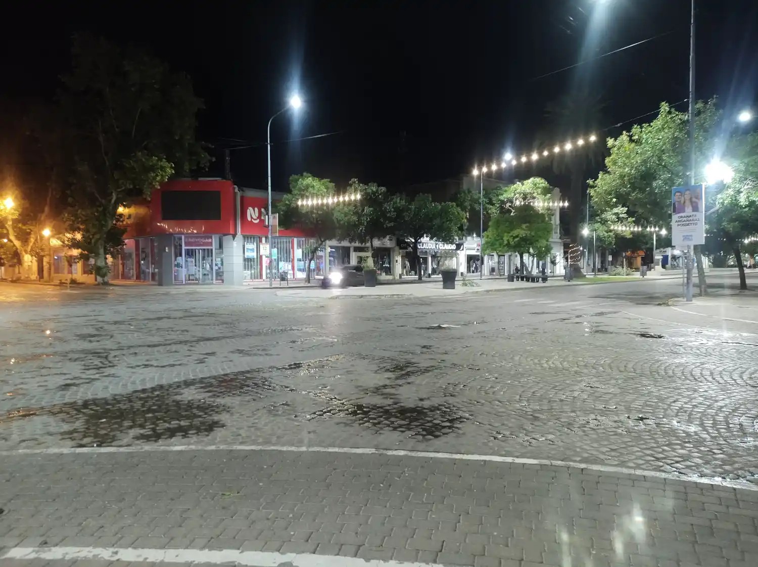 Mañana inestable en la ciudad de Rafaela tras una noche de lluvia constante