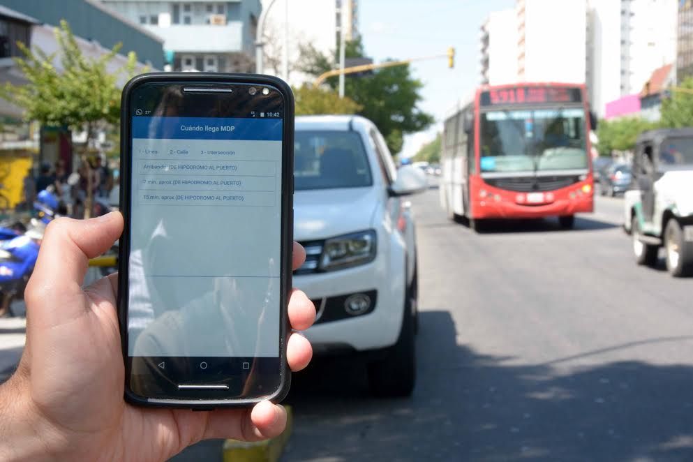 Mar del Plata: Prueban aplicación "Cuándo llega" para saber el tiempo de arribo de los colectivos