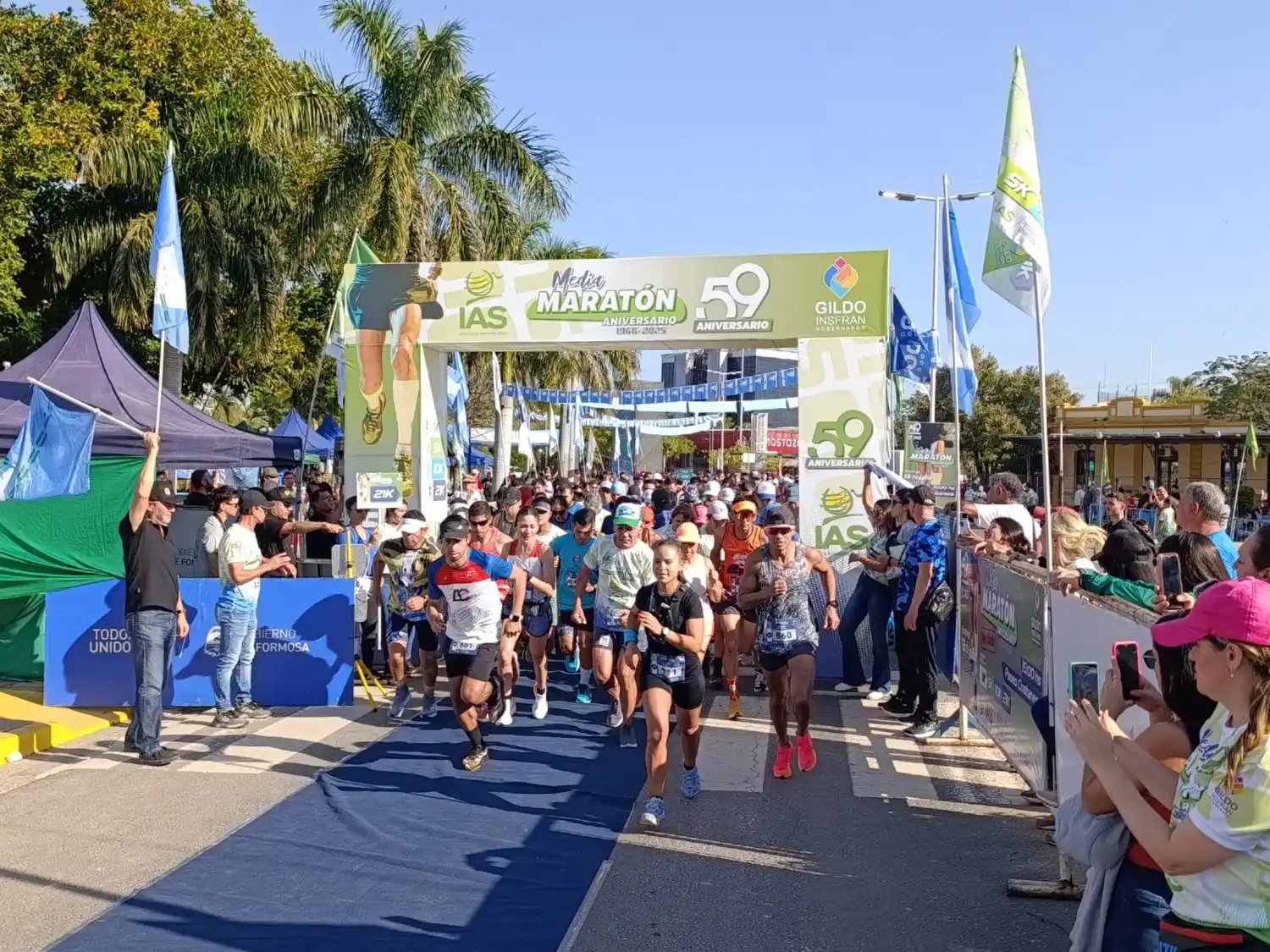 Se realizó con éxito la media maratón por el 59° aniversario del IAS