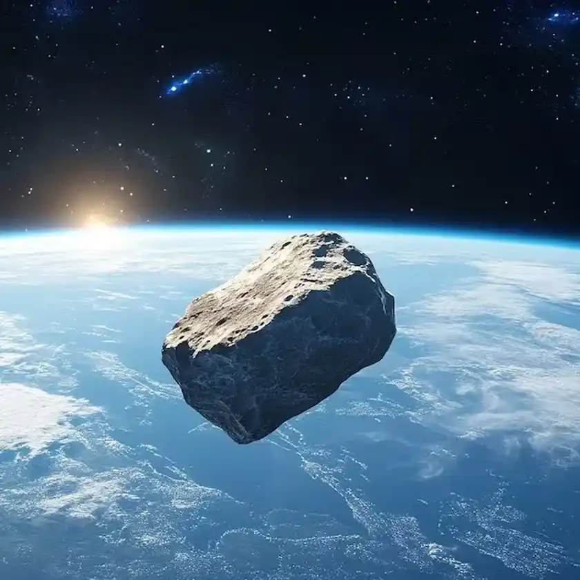 JAXA buscó demostrar que puede guiar con precisión una nave junto a una roca espacial sin impactar contra el asteroide Torifune (Imagen Ilustrativa Infobae)