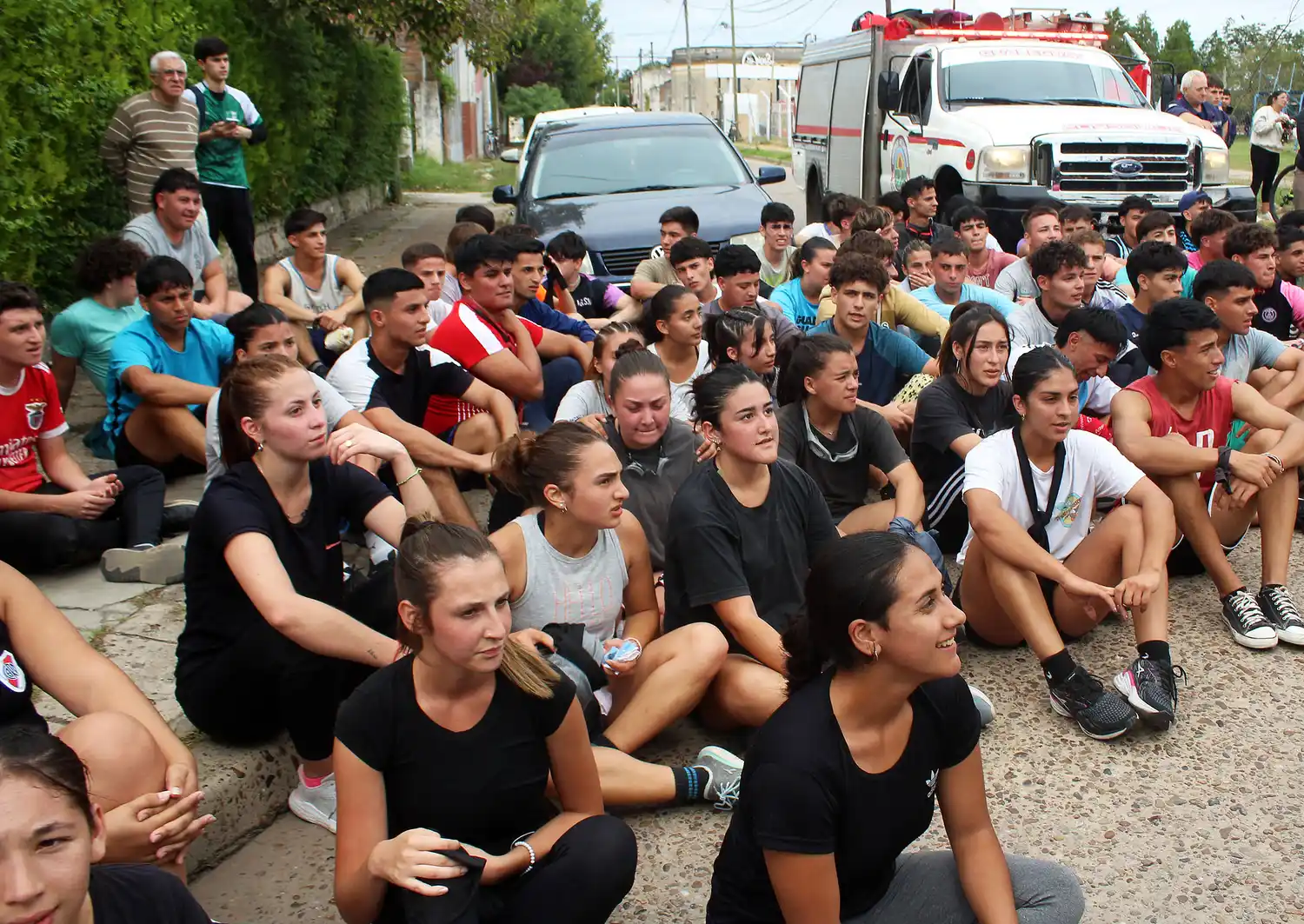 “Bautismo” de ingresantes a las tribus del Profesorado de Educación Física