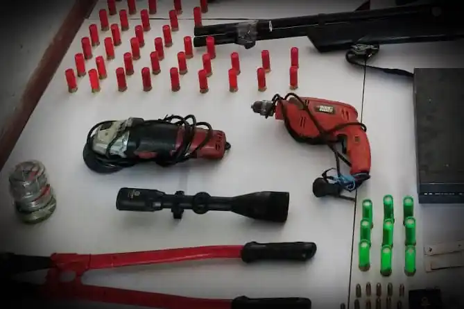 Las herramientas secuestradas en La Tosquera eran las sustraídas a la firma Solmi