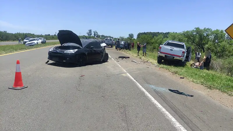 Tremendo siniestro en la Autovía 14: dos personas tienen lesiones graves