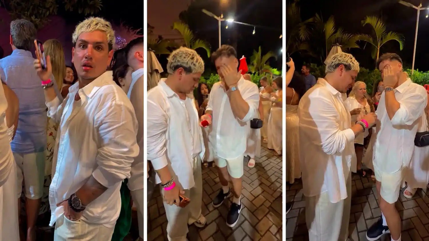 Kennys Palacios se casa con Roi tras 12 años de relación: la emotiva propuesta bajo los fuegos artificiales en Brasil