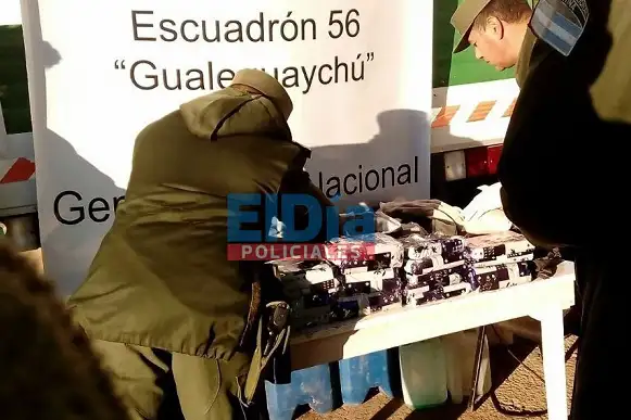 Gendarmería Gualeguaychú volvió a detectar droga en el cruce