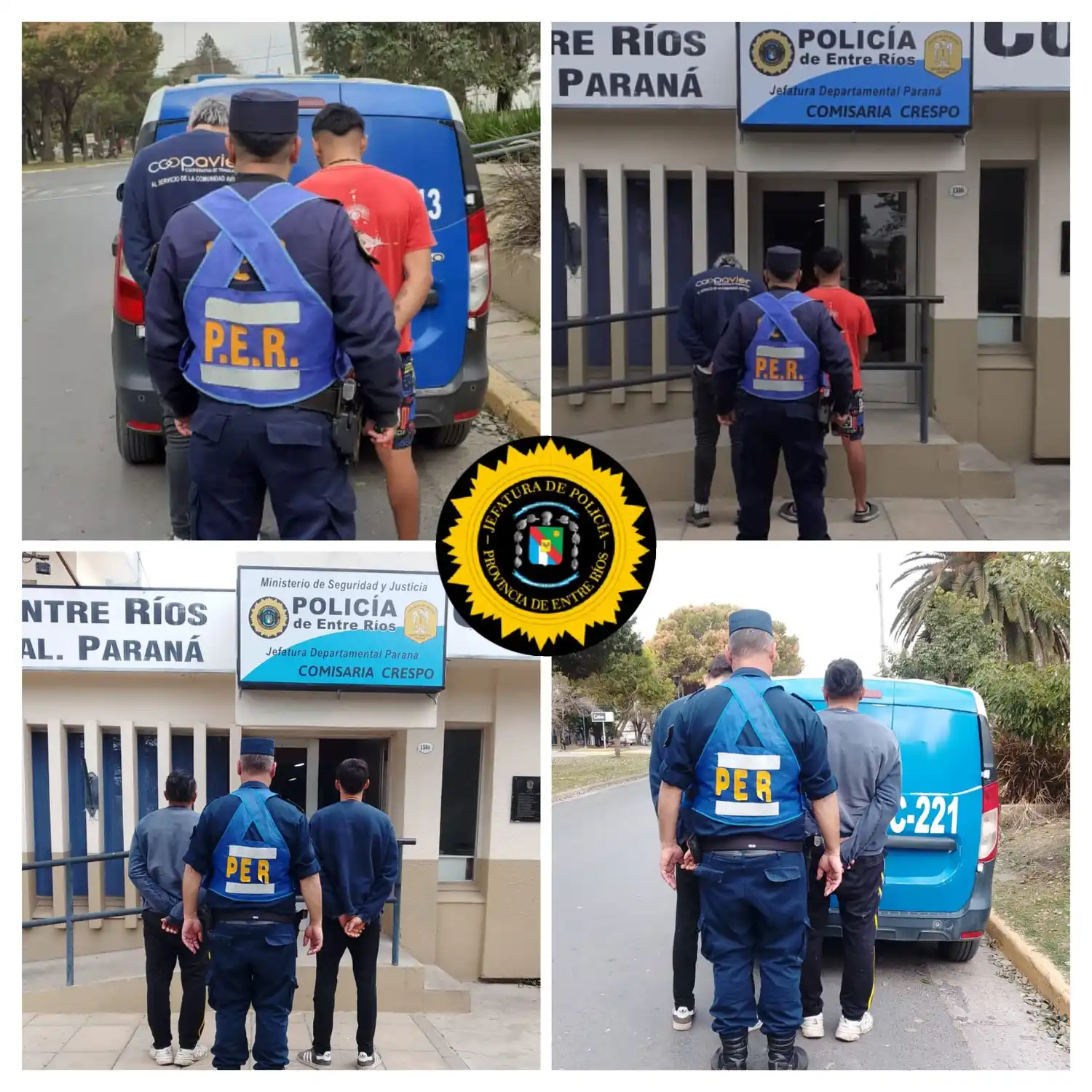 Crespo: identificaron a cuatro hombres y secuestraron droga en un espacio público