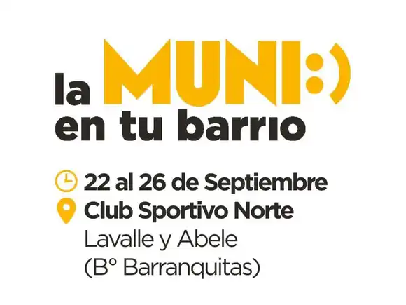 "La Muni en tu barrio" se hace presente en el barrio Barranquitas