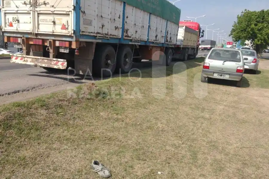 Dramático accidente en el tramo urbano de Rafaela en la ruta 34: ¿cómo se encuentra el herido?