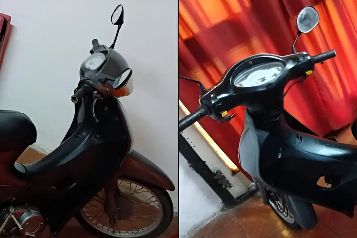 La moto robada es una Guerrero Trip.