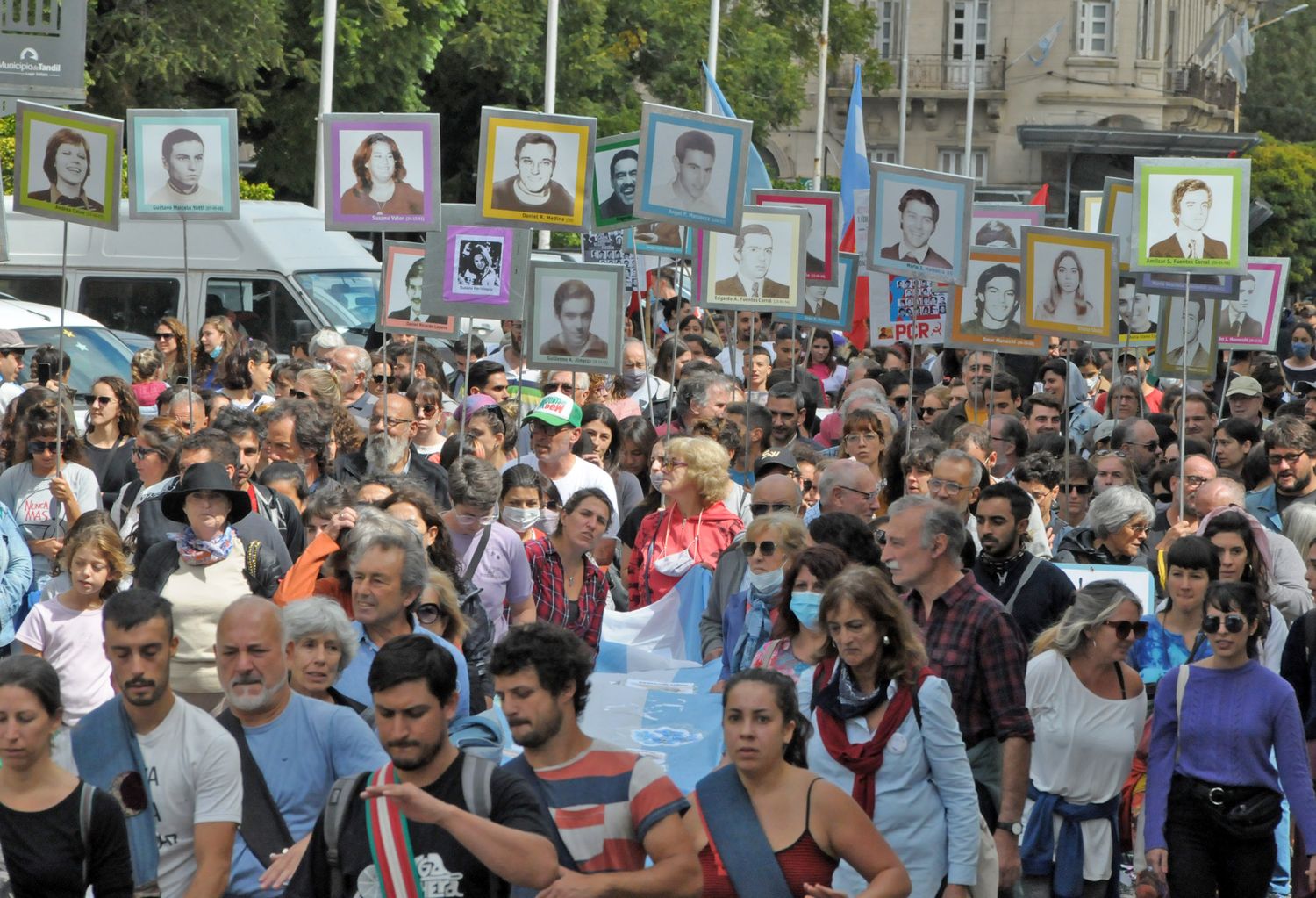 A 46 años del golpe militar, Tandil marchó por la Memoria, la Verdad y la Justicia