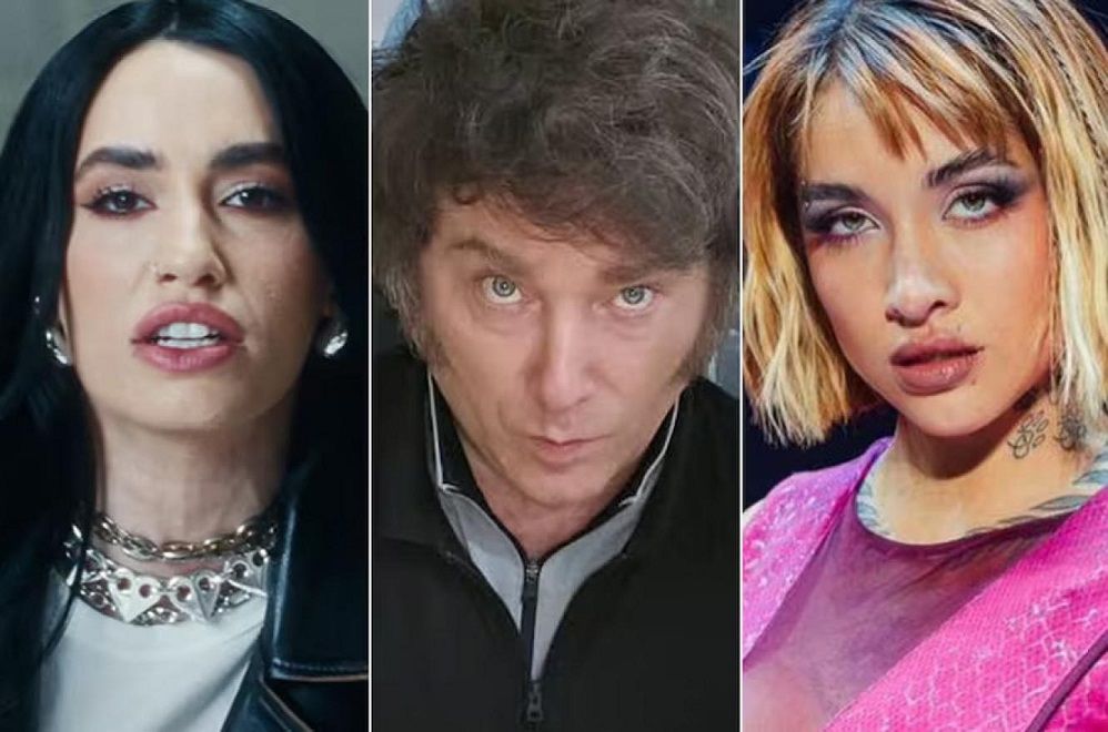 Javier Milei arremete contra María Becerra y Lali Espósito