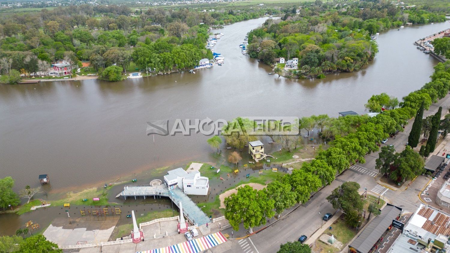 El río Gualeguaychú llegó a la marca más baja después de una semana