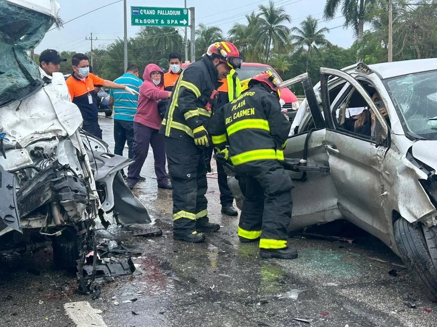 Accidente en Quintana Roo