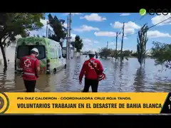 Voluntariados de la Cruz Roja trabajan en Bahía Blanca