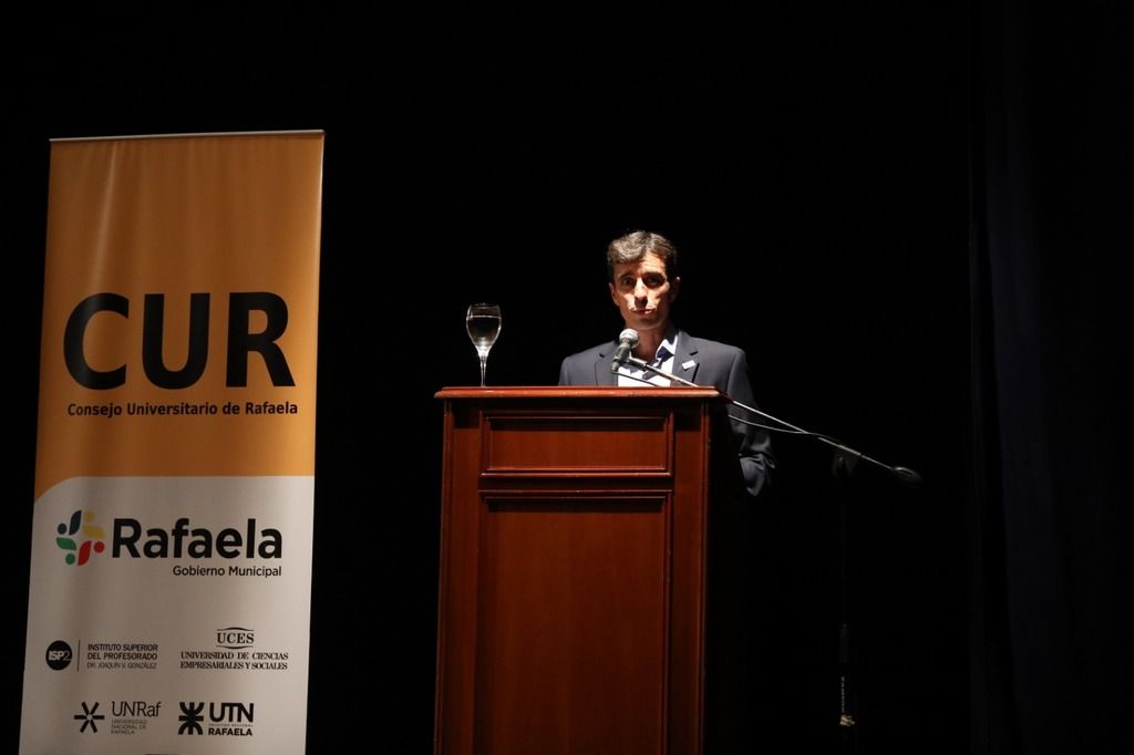 El director ejecutivo del ITEC (Instituto Tecnológico de Rafaela), y presidente del CUR para este año, Ignacio López