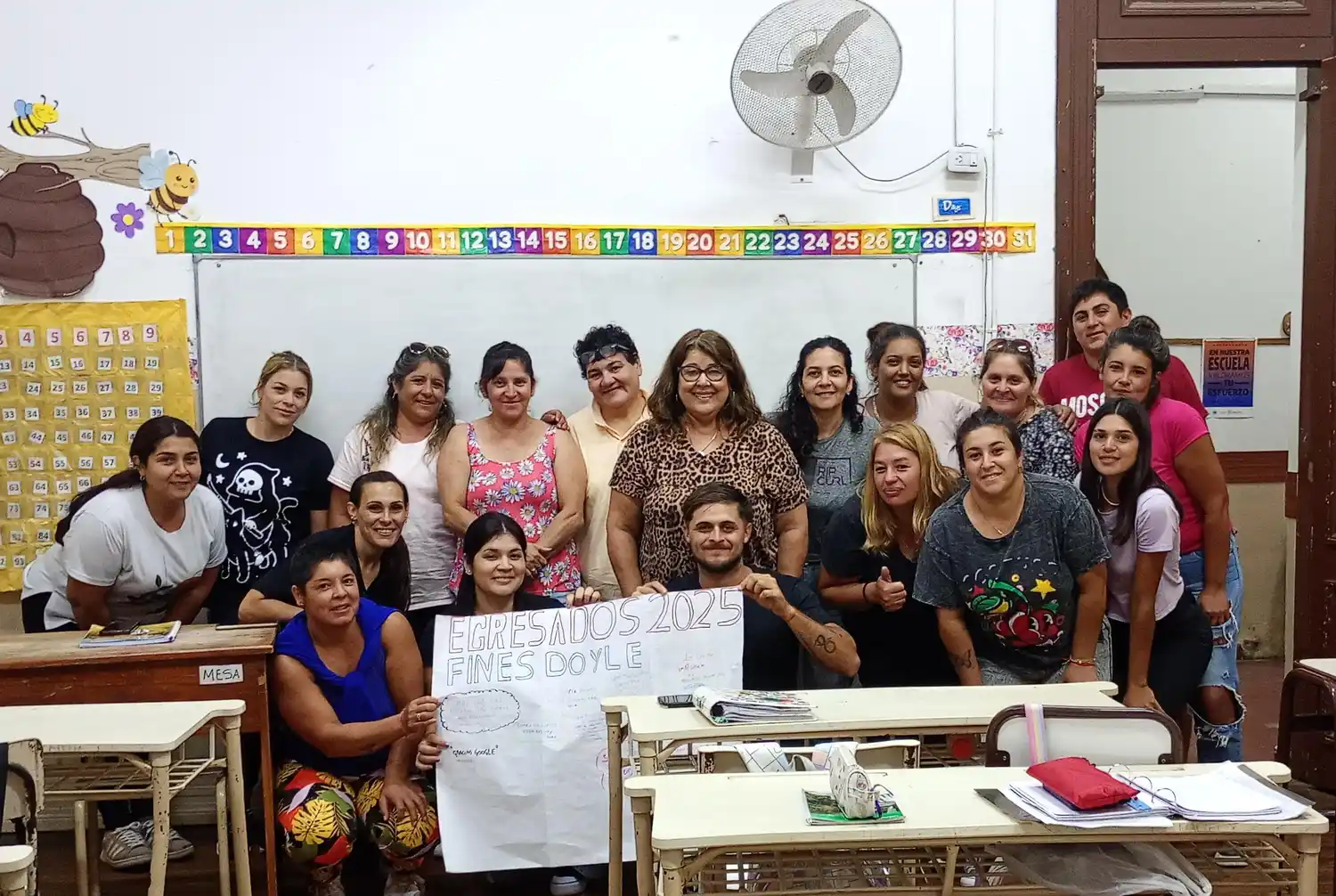 Pueblo Doyle: ¡Los futuros egresados de Educación Secundaria de Adultos!