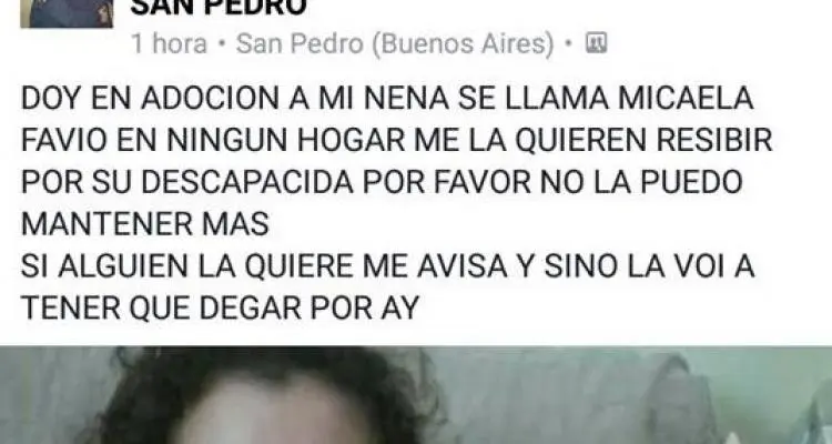 Con identidad falsa divulgan fotos de nena discapacitada, investigan si se trata de una menor con conductas reincidentes