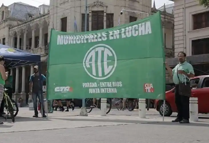 ATE rechazó la oferta salarial presentada por la Municipalidad de Paraná