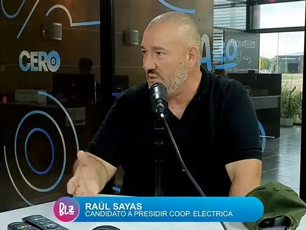 Raúl Sayas: "Hay gente que está en la cooperativa eléctrica para hacer negocios"