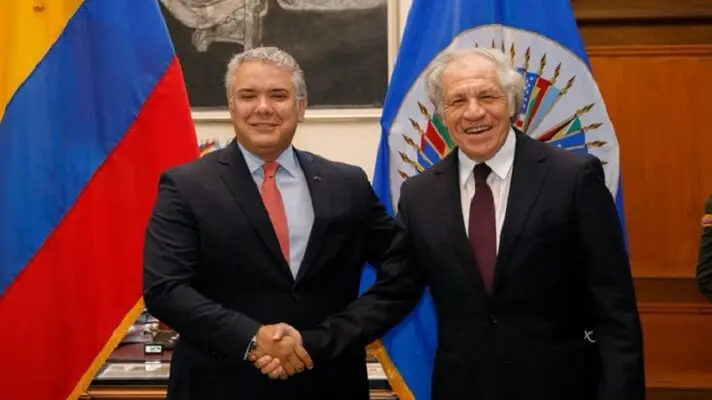 Duque y Almagro comparten preocupación «por las atrocidades y violación de DD.HH. en Venezuela» (+Videos)