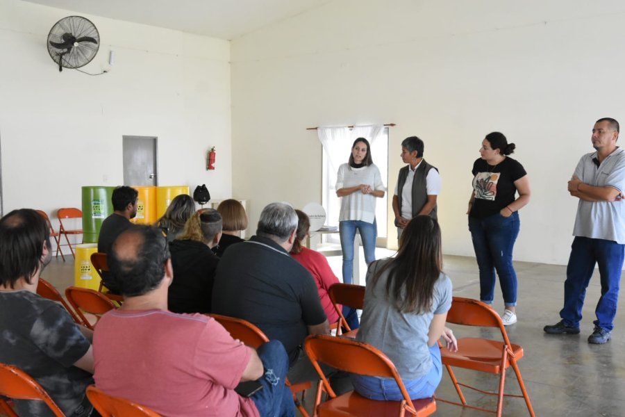 Trabajo con las vecinales para llegar con el mensaje ambiental a la ciudadanía