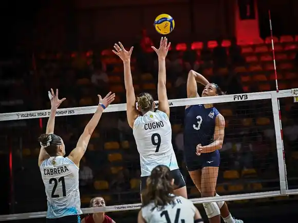 Las Panteras caen ante Estados Unidos en su segunda presentación del Mundial de Vóleibol