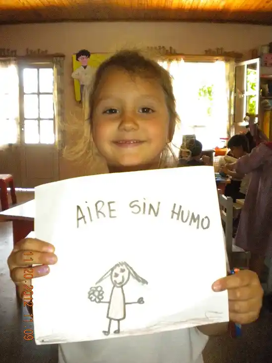 Niños se expresaron por Marcha al Puente