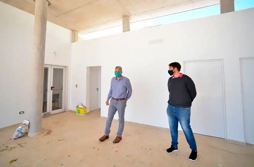 Villa Gesell: muestra avances la obra del Hospital Modular