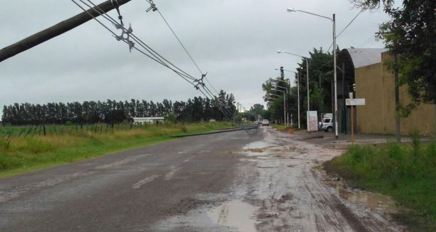 Los daños por “la cola de un tornado”