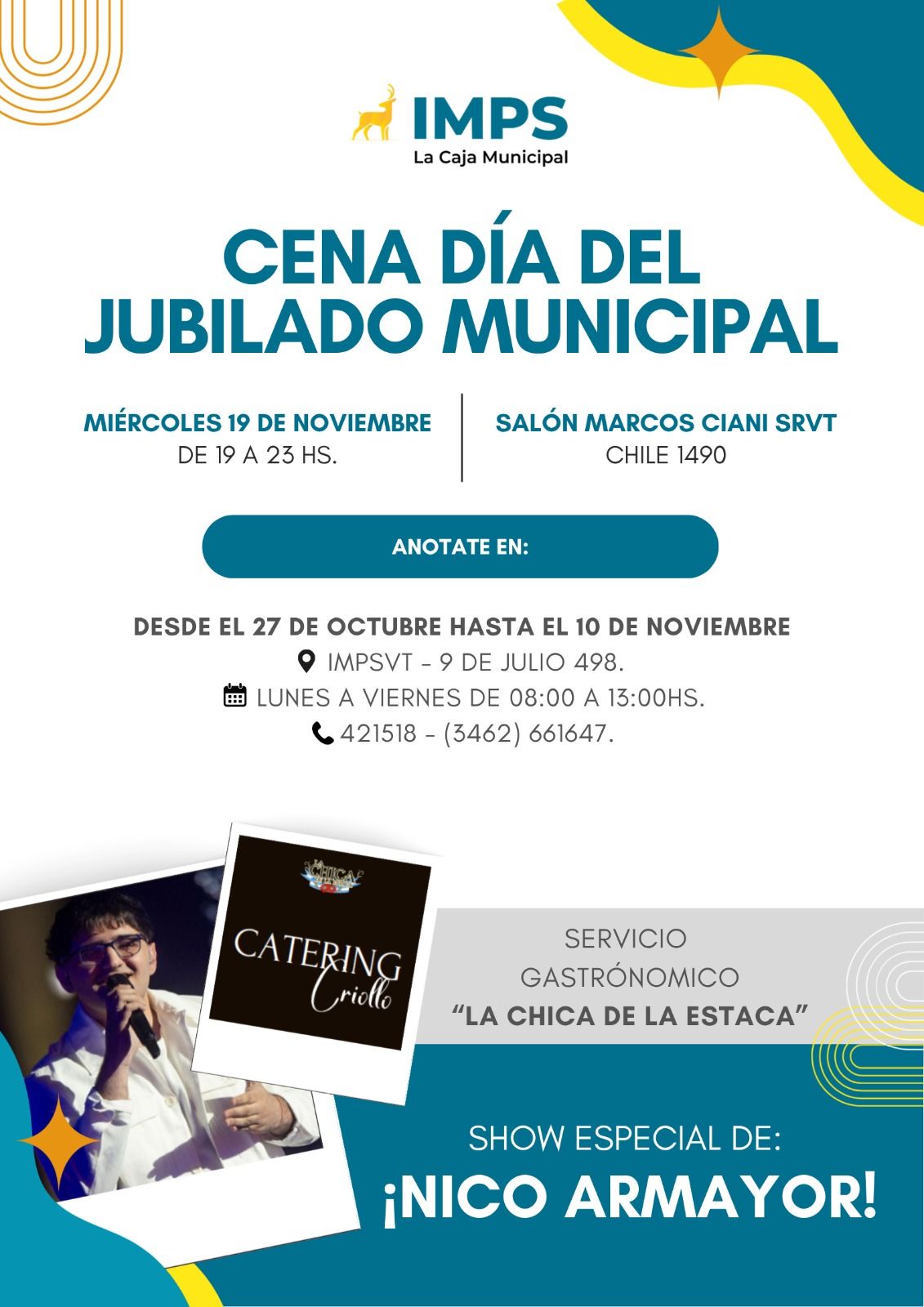 Cena Jubilados