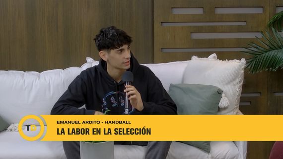 Destacada labor de Emanuel Ardito en el hándbol