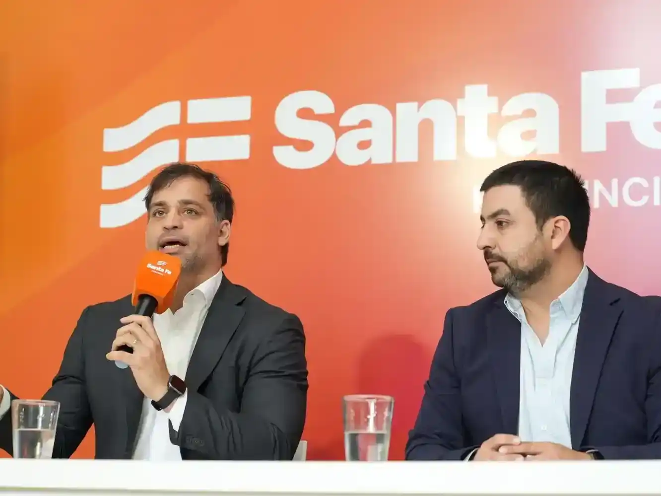 Secretarios de Empleo y Desarrollo Emprendedor, Hernán Franco, y de Coordinación de Transformación Digital, Mauricio Basso. Foto: GSF