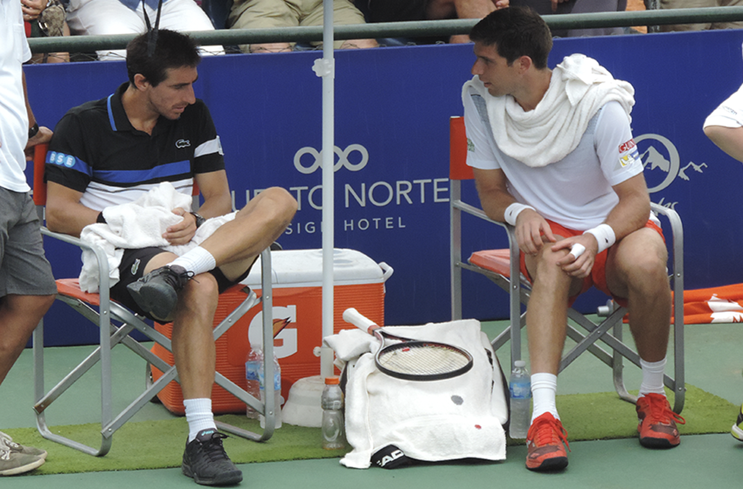 Delbonis y Cuevas mostraron su tenis en Rosario