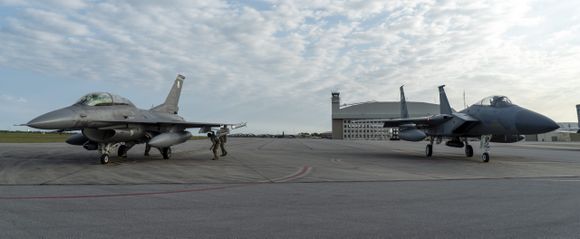 USAF test team proves Legion pod on F-15s and F-16s